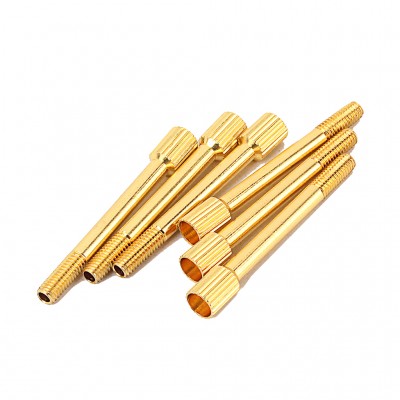 6 Pcs Brass Electric Guitar Tremolo Bridge Saddle Clamp Lock string Screw/String through Screw/Not need Insert Block