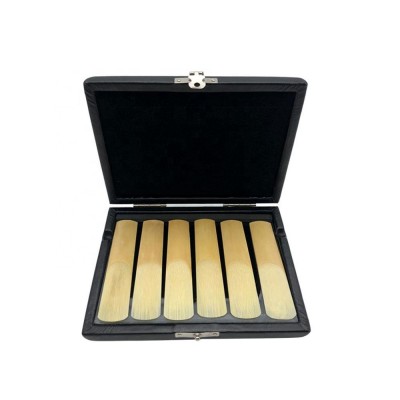 Black Reeds Case Holder Box ABS 8pcs Reeds Capacity for Saxophone Sax Clarinet Reeds