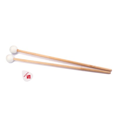 HARD PLASTIC PERCUSSION MALLETS Drum Sticks Marimba Xylophone Bells Drumsticks white color