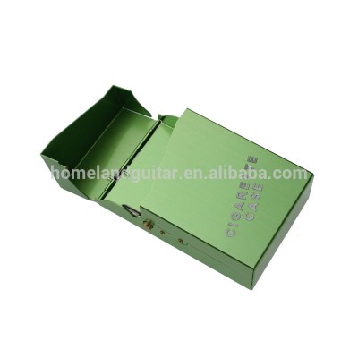 Cigarette Tobacco Case Holder Store (Assorted) Cigs Smoke Nicotine Metal Box Green