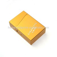 Cigarette Tobacco Case Holder Store (Assorted) Cigs Smoke Nicotine Metal Box Gold